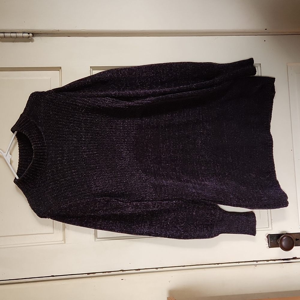 Eyeshadow Charcoal Gray Tunic Sweater XL